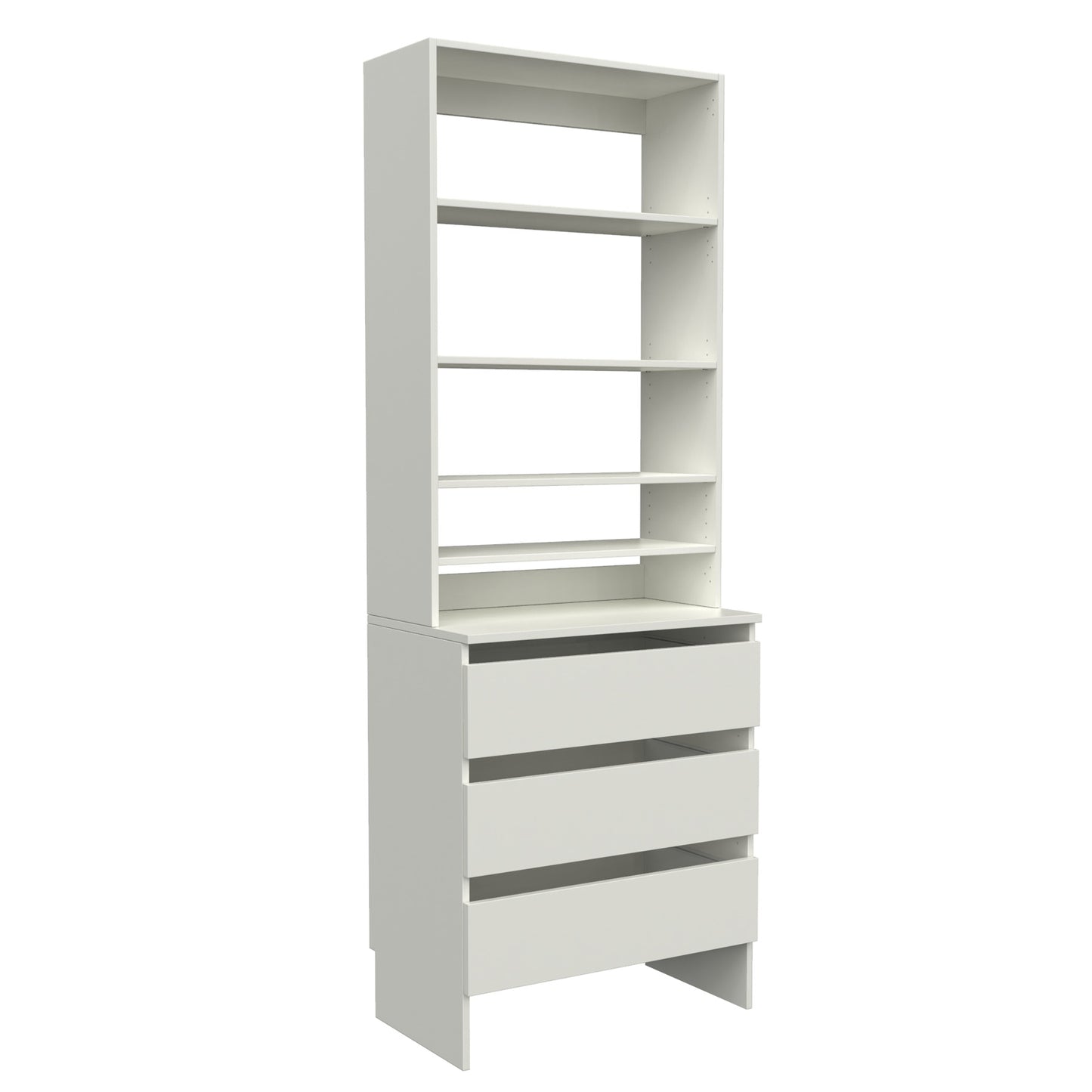 Upper Shelf & Base Top 3 Drawer image