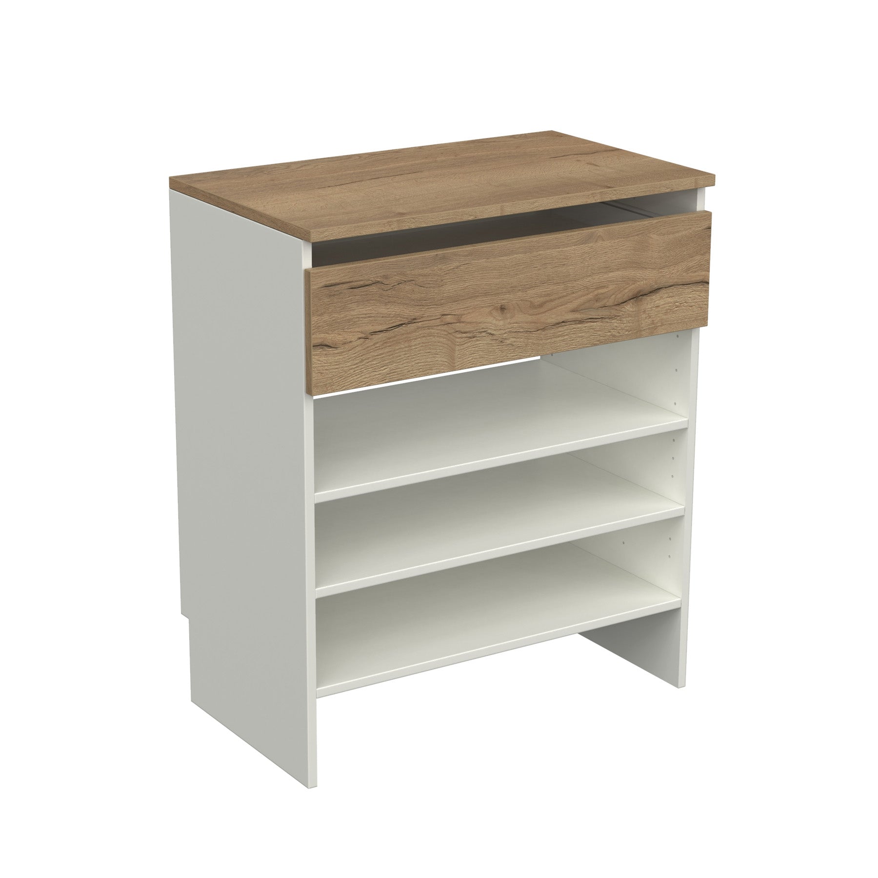 Base Closet Module with Top, Drawer & Shelves image