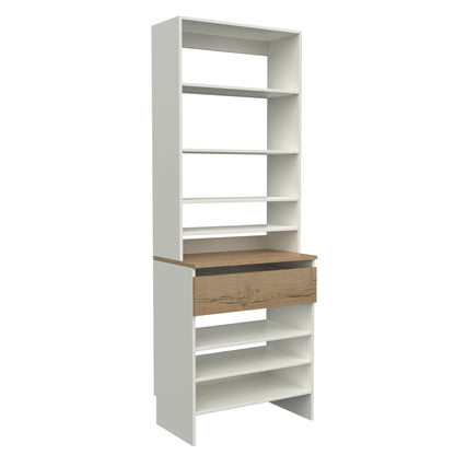 Upper Shelf & Base Top 1 Drawer Shelf image