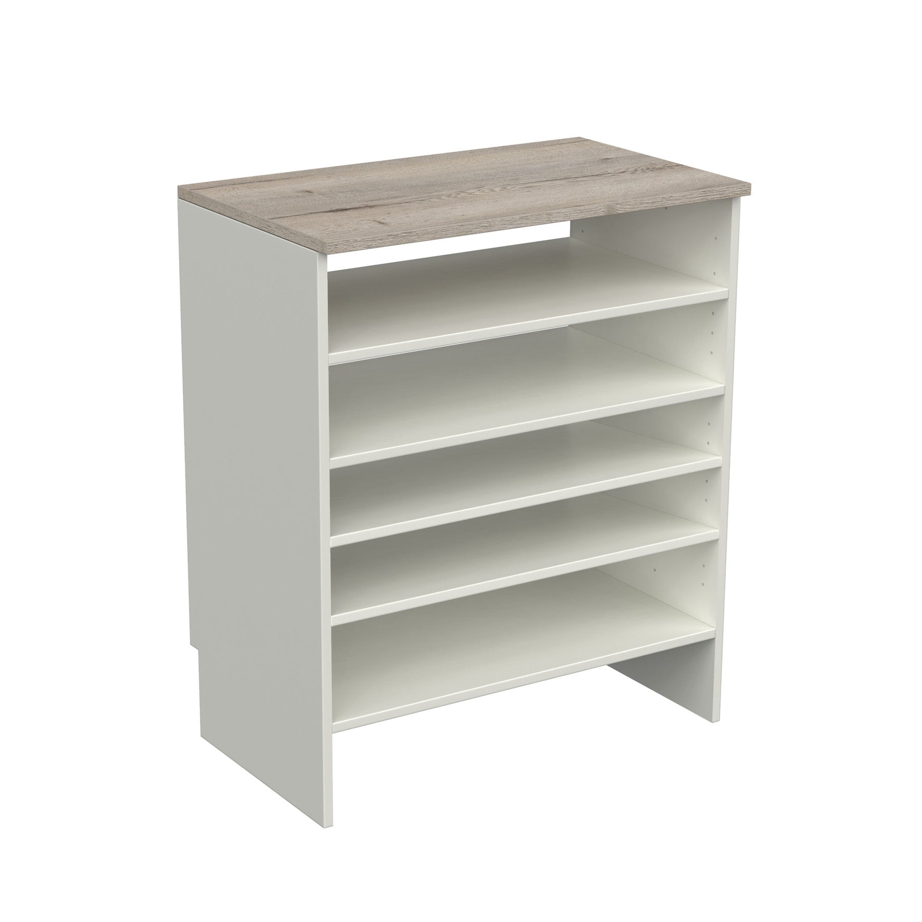 Base Closet Module with Top & Shoe Shelves image