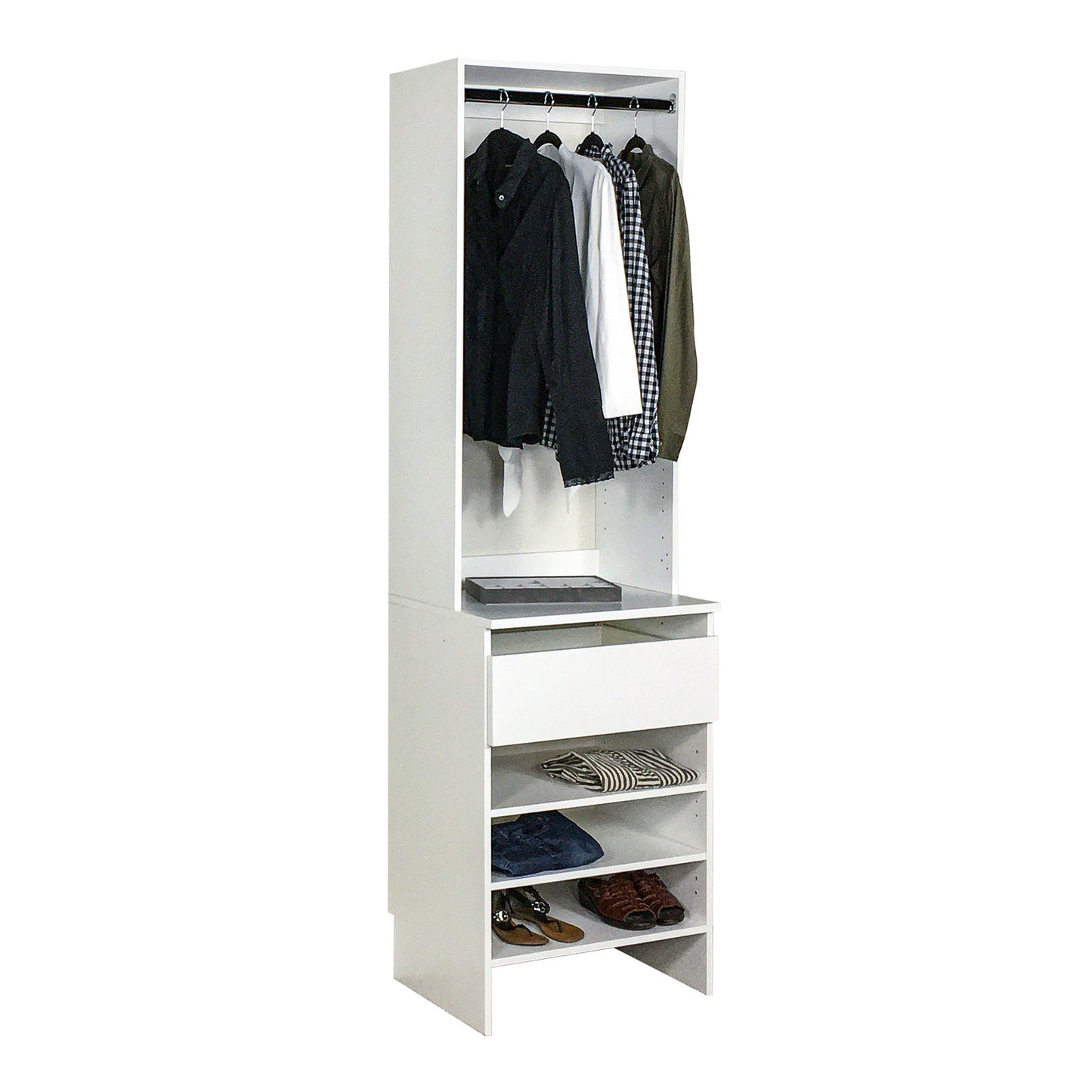 Upper High Hang & Base Top 1 Drawer Shelf image 0