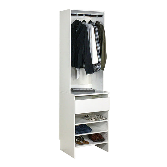 Upper High Hang & Base Top 1 Drawer Shelf image 0