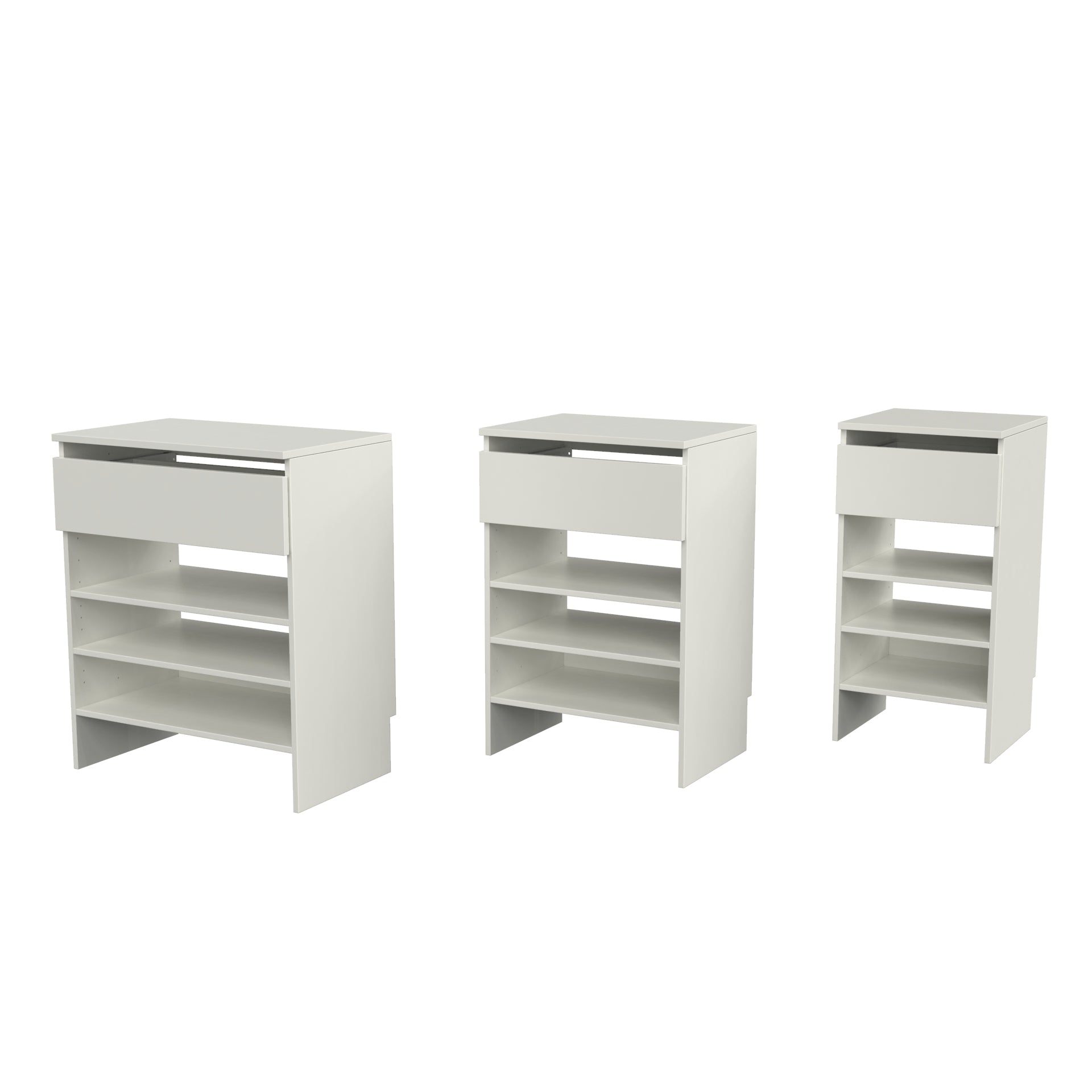 Base Closet Module with Top, Drawer & Shelves image 1