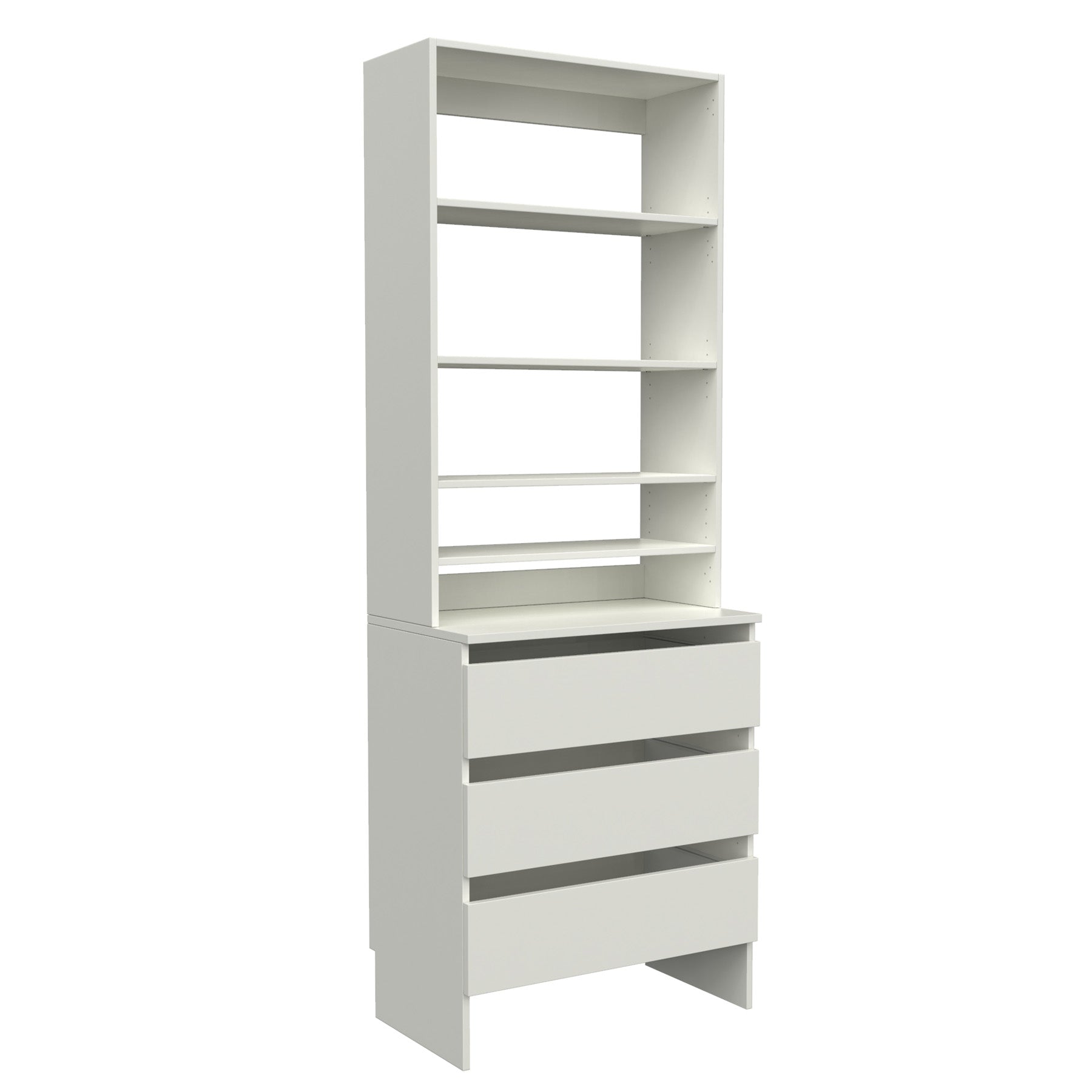 Upper Shelf & Base Top 3 Drawer image