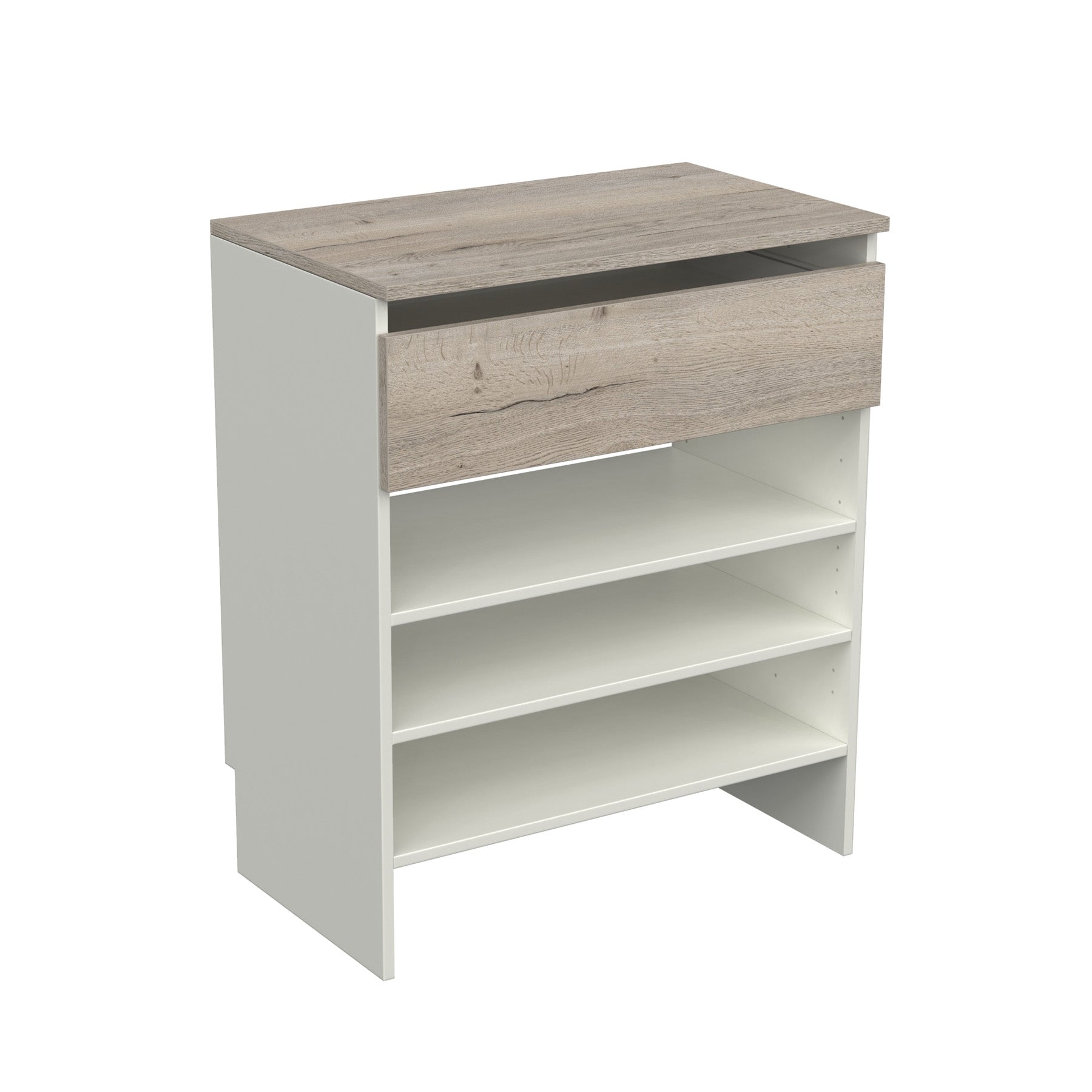 Base Closet Module with Top, Drawer & Shelves image