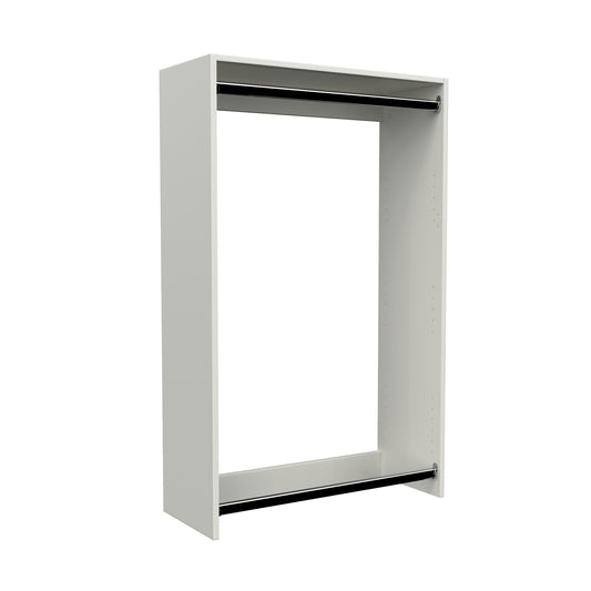 Double Hang Closet Module with Two Rods image 0