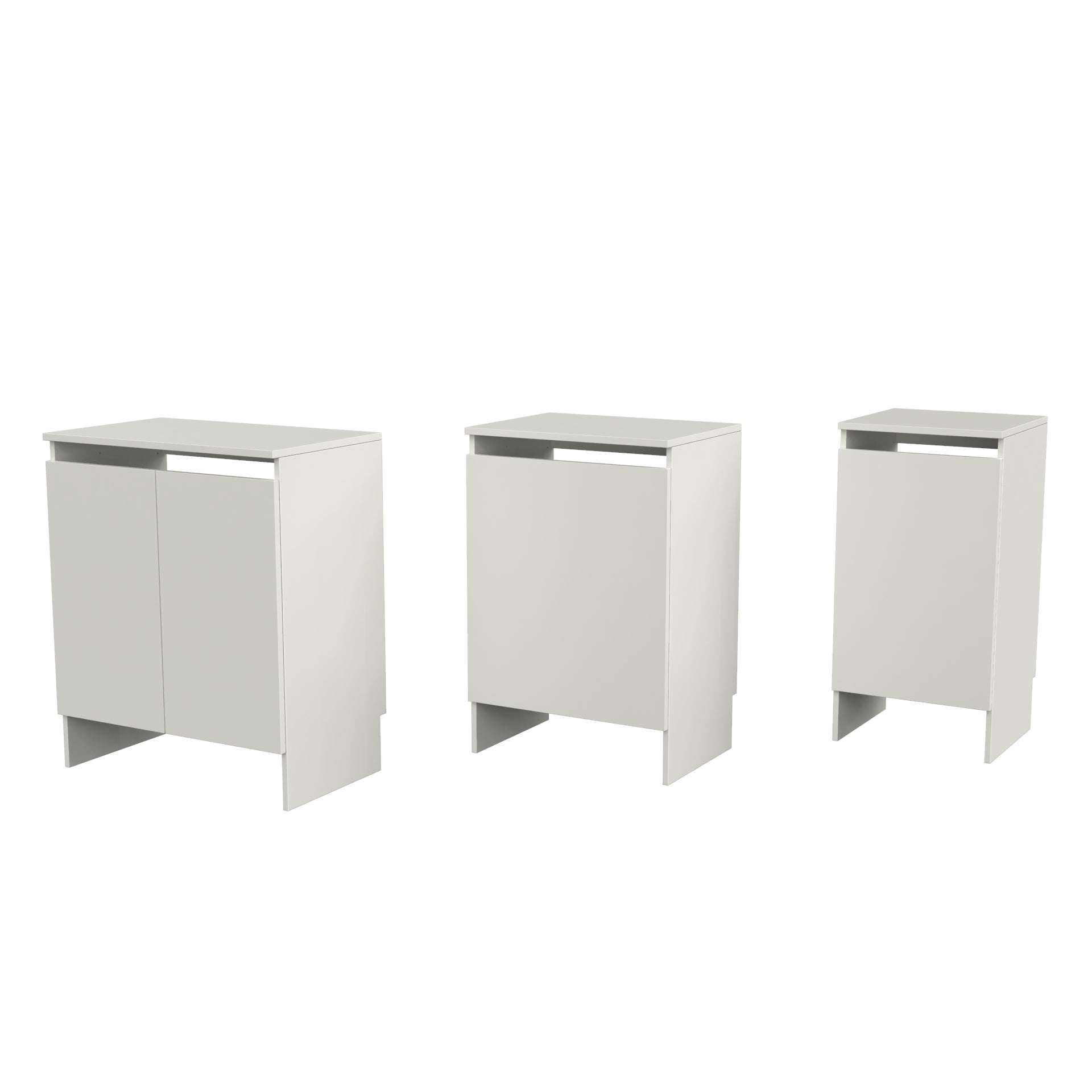 Base Closet Module with Top, Door & Shelves image 1