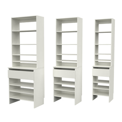 Upper Shelf & Base Top 1 Drawer Shelf image 1