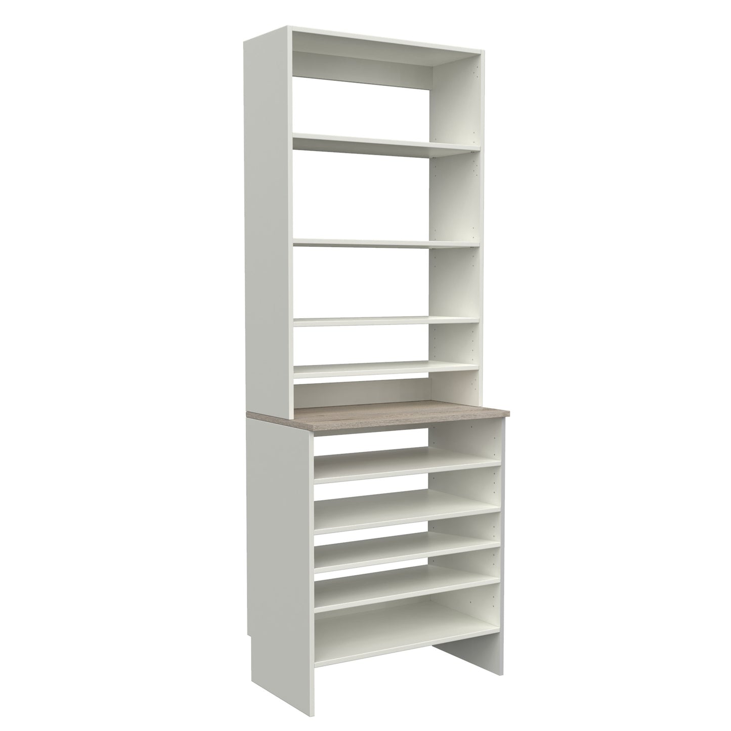 Upper Shelf & Base Top Shoe Shelf image